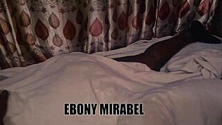 hot ebony housewife feels intense desire at night for big black cock. she handles the homemade interracial blowjob outdoors with her fat big ass in this european arrangement.