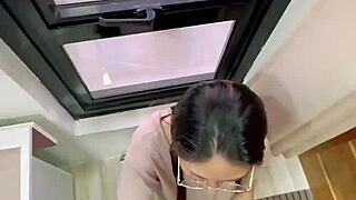 selingkuh dengan kakak ipar sampai ngisap kontol, loving that big ass blowjob and deepthroat action 😈🍆