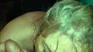 french housewife bound in handcuffs as maid for bdsm humiliation with blowjob, spanking, and flashing outdoors