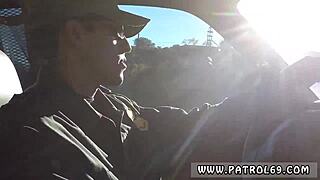 why did police pull over brunette for cavity search?