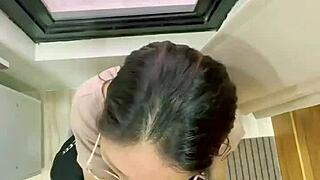 selingkuh dengan kakak ipar sampai ngisap kontol, loving that big ass blowjob and deepthroat action 😈🍆