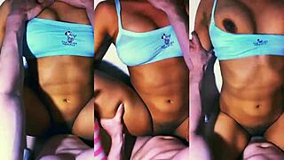 la pechugona amiga had such huge tits that he always lost control around her shy petite body