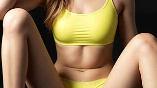 Oh wow, these ai generated new eastern european lingerie model faces in cute panties and barefoot poses are stunning.