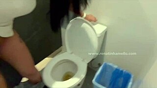 Watch me squirt in public street, Renatinha Mello!