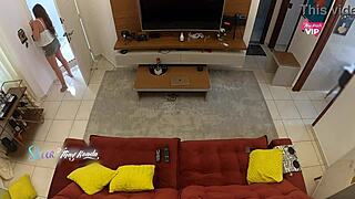 Hey, I got all naughty for the delivery guy and sucked his big cock until he came inside me