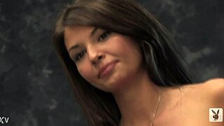natalie negodina strips lingerie in playboy casting call photoshoot