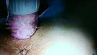 Blindfolded wife bound and fucked hard with rabbit toy