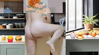 Zea812 update 246 from July 14 2025 shows ass shaking in homemade crossdressing with barefoot feet