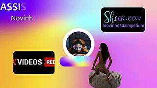 Vaza vídeo da novinha magrinha levando leite na boca.