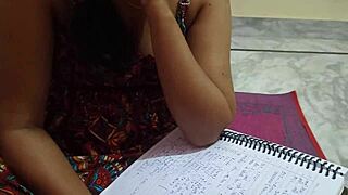 Indian college teacher with big ass engages in intimate encounter with his student