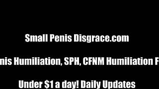 Look at these four girls staring at your tiny penis in sph humiliation