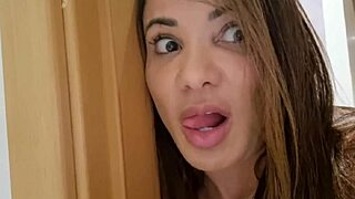 Caught Step Cousin Showering in Bathroom