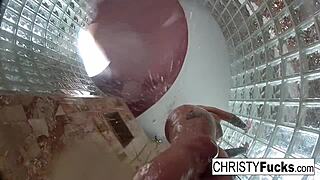 Hot Shower Behind-The-Scenes Fun With Christy And Dahlia