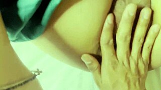 Mistress quenches servant's thirst in bathroom with blowjob and hardcore anal action