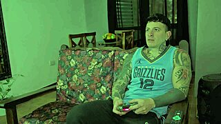 hey, my stepsister grabbed my cock while i was playing and we did anal creampie