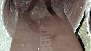 I cummed on my step mom's heels by mistake