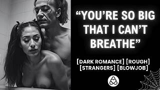 I let a masked stranger fuck me rough at halloween party. Desperate for big cock in cosplay creampie action.