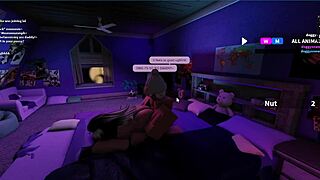 Having some passionate fun with a fan