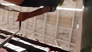 Wow, check out that big ass Latina in the supermarket!