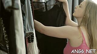 Hey, this playful teen sweetheart Angel is getting nailed so well