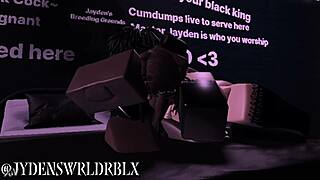 fucking a snowbunny fan on roblox