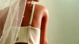 Uh, check out this sexy bride silicone sex doll model with fake tits so beautiful