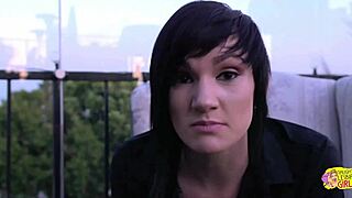 Brunette babes kiss and finger shaved pussies in intense softcore lesbian sex with orgasms.