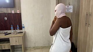 Sexy Ebony Gets Fucked by Hotel Room Service with Pussy Farting Anal Rimming Buttplug Screaming Moaning Hardcore