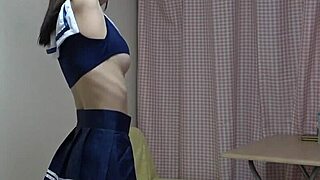 i'm taking off my miniskirt uniform slowly