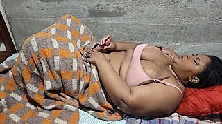 Chubby Brazilian Futanari Stepmom Gets Huge Cock And Massive Cum Load In Homemade Creampie Scene