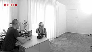 Tiny blonde kendi feels overwhelmed taking massive white dick in deepthroat and squirting pov