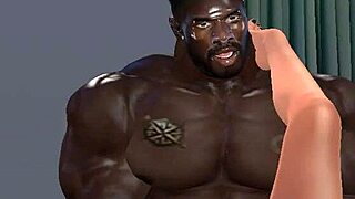 clinton mcdonald, the huge hunk, shows the neighborhood wife how to handle his massive black cock