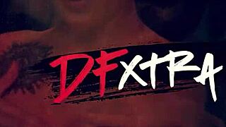 Massive cock drills babes Hime Marie and Whitney OC in deepthroat 3some action 😈