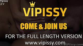 Blonde teen gets shaved pussy filled with piss and hard cock in close-up action