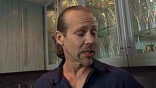 Oh step-daddie, slide that big cock into my tight shaved pussy in doggystyle on the bed while mum's away.