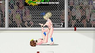 Princess Mimi Battles Rena in Street Wrestling Ring Showdown