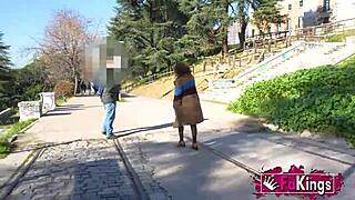 Elena De La Vega Hunts Stallion In Street For Outdoor Fucking Action