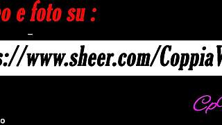 cuckold husband drives while Italian milf wife fucks exhibitionist cougar in backseat