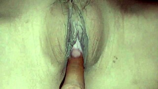 Creampie in Tight Wet Pussy During Orgasm