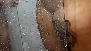 My friend says she'll take his virginity only if he shaves his cock hair during depilation in bath.