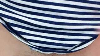 colombian girl masturbates in a fetish display