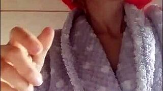 Brushing your teeth is important and Chantal loves to fill her mouth with toothpaste in close up homemade fetish video.