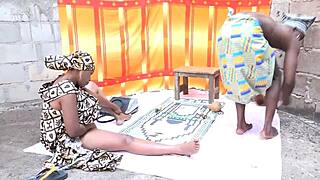 Would You Join Johnny Sons For An Exciting Outdoor Massage In The Garage?