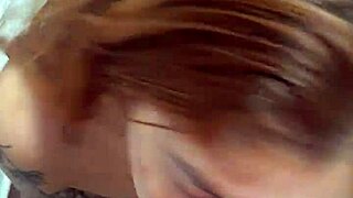 Marido roludo makes wife kneel and suck his huge dick