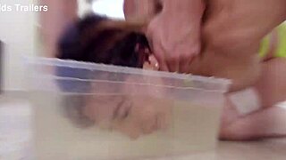 Diving into pee with francys belle