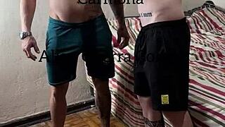 carmona gives allan guerra a nude massage and takes advantage of his ass 😏🍑