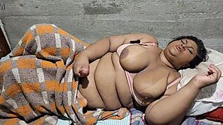 Chubby Brazilian Futanari Stepmom Gets Huge Cock And Massive Cum Load In Homemade Creampie Scene