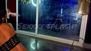 we were so nervous auditioning until sucking off the muscular boss in his office helped us relax with big cock action