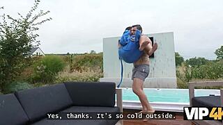 Brunette Teen Chloe Heart Gets Rescued by Stepdaddy and Fucked Hard!