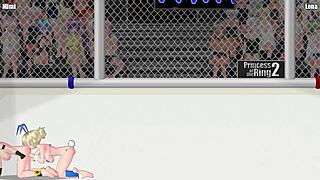 Princess Mimi Battles Rena in Street Wrestling Ring Showdown